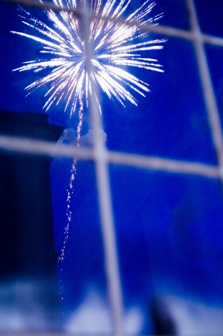 Fireworks, Leipzig, Saxony, Germany