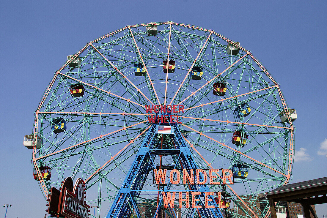 The Wonder Wheel. Coney Island, New York. USA