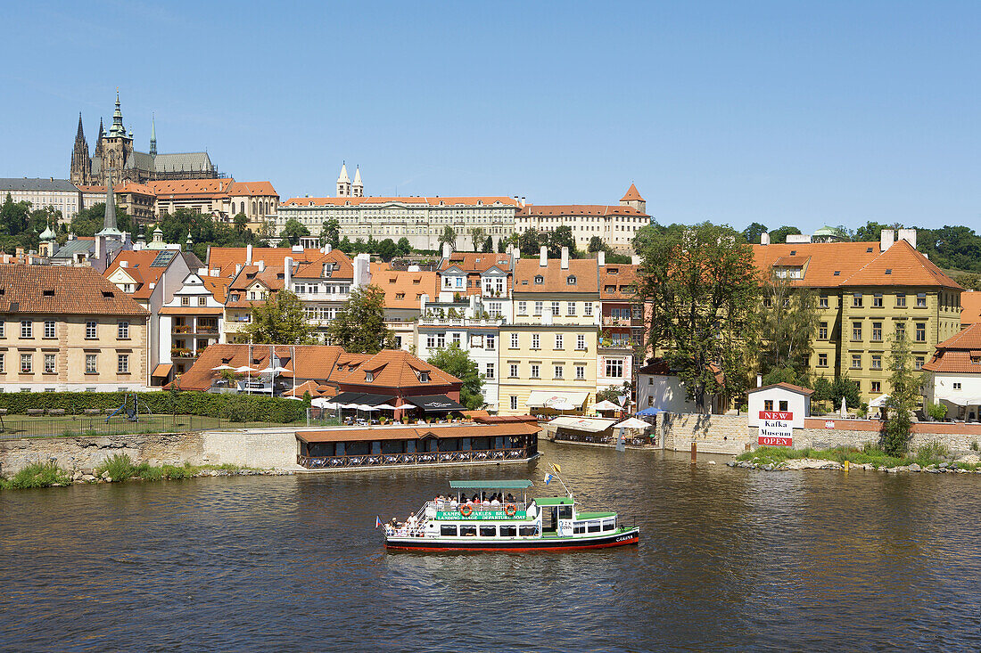 Lesser town. Mala Strana. Hradcany castle. Prague. Czech Republic.
