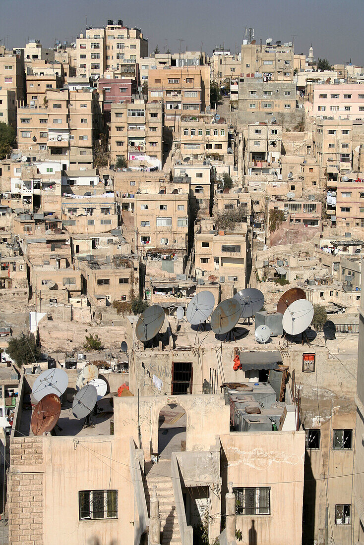 Typical clay dwelling in Amman City, Jabal Al-Qal ah Ru, Jordan