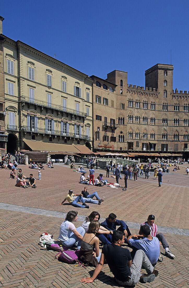 Piazza del Campo, Siena. Tuscany, Italy
