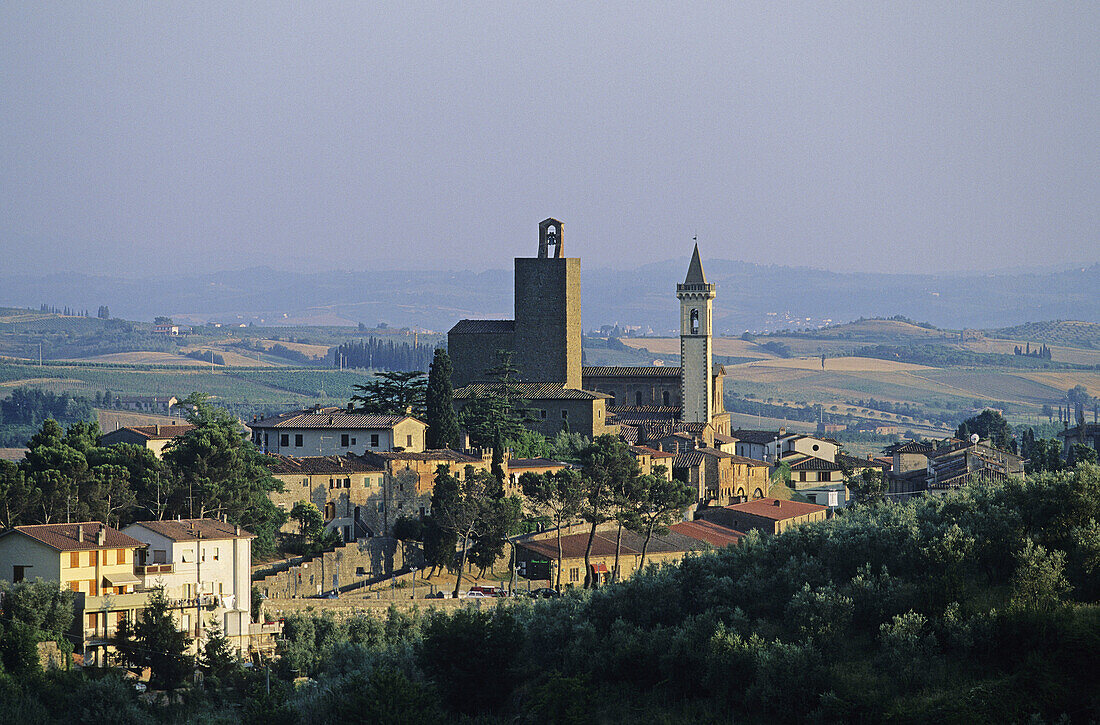 Vinci, the town where Leonardo da Vinci was born. Tuscany, Italy