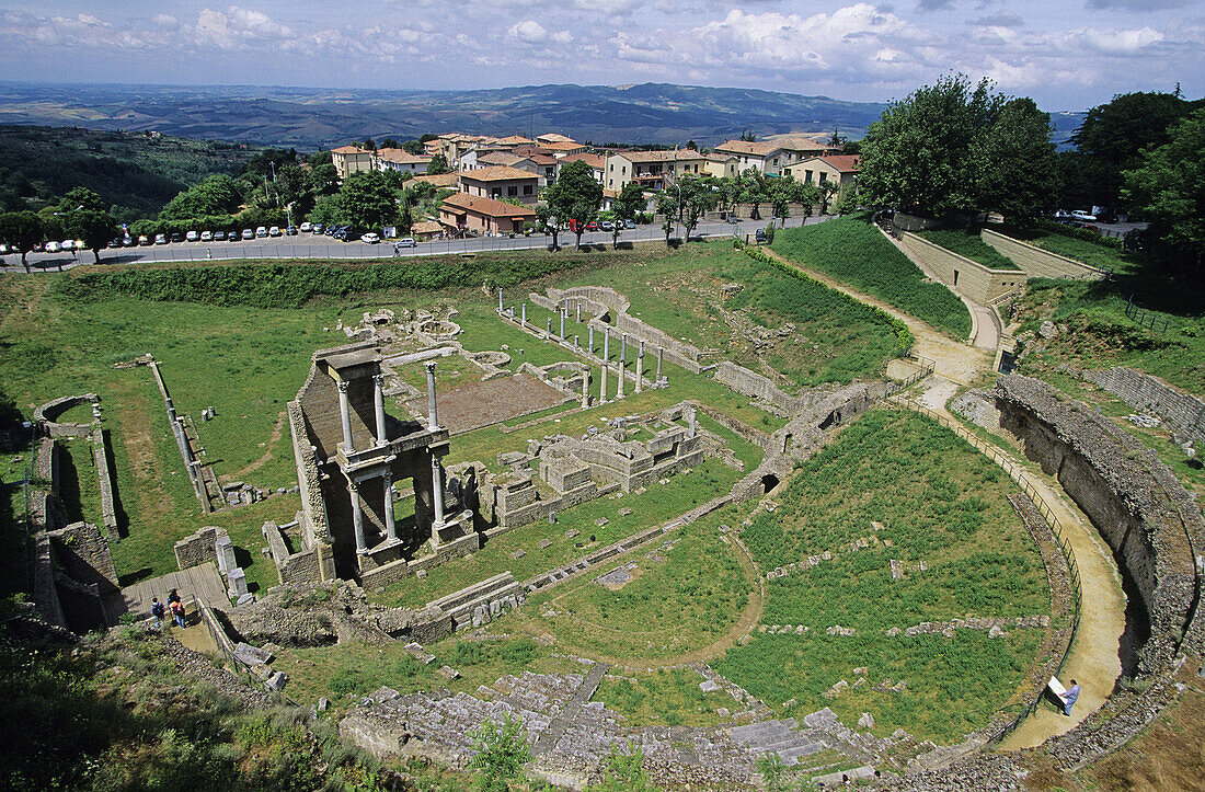 Roman ruins, Volterra. Tuscany, Italy