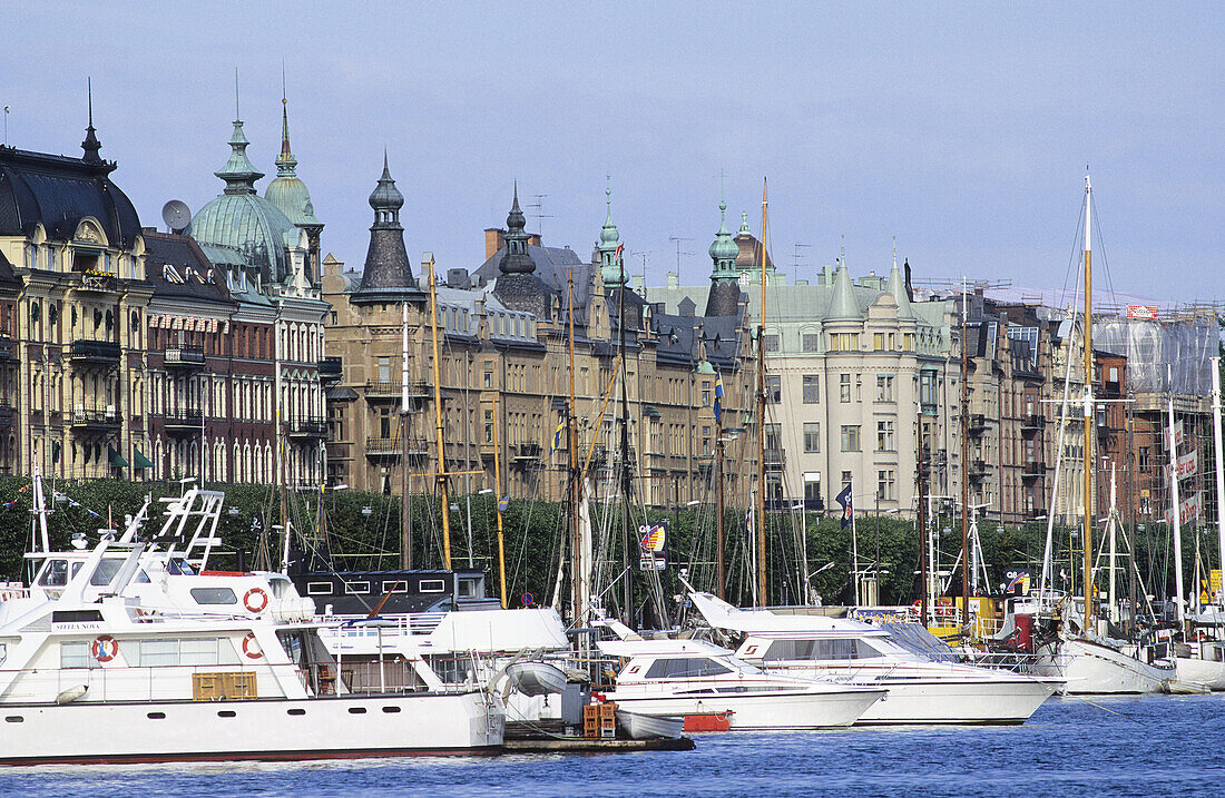 Strandvagen dock. Stockholm. Sweden.