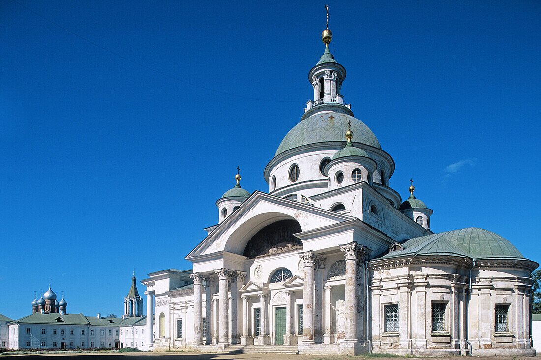 Spaso-Yakovlevsky Monastery (Monastery of St. Jacob Saviour) founded in the late 14th century, Rostov the Great. Golden Ring, Russia