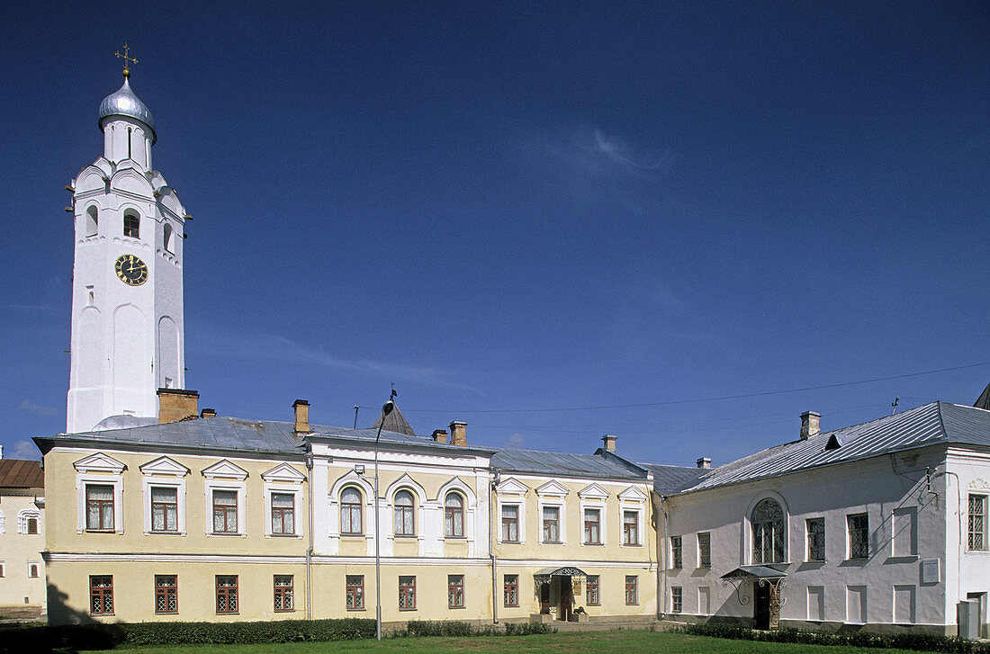 Clocktower, Kremlin, Velikiy Novgorod. Russia