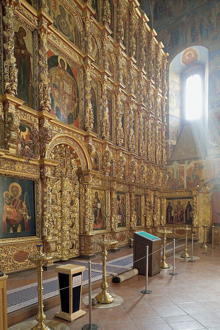 Ipatyevsky Monastery founded in the 1330s: Cathedral of the Holy Trinity (1650-52), Kostroma. Golden Ring, Russia