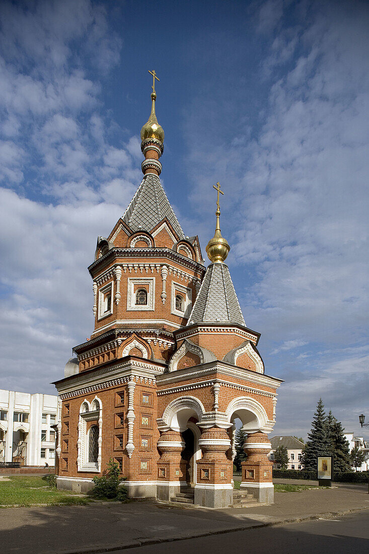Chapel of St. Alexander Nevsky (1892), Yaroslavl. Golden Ring, Russia