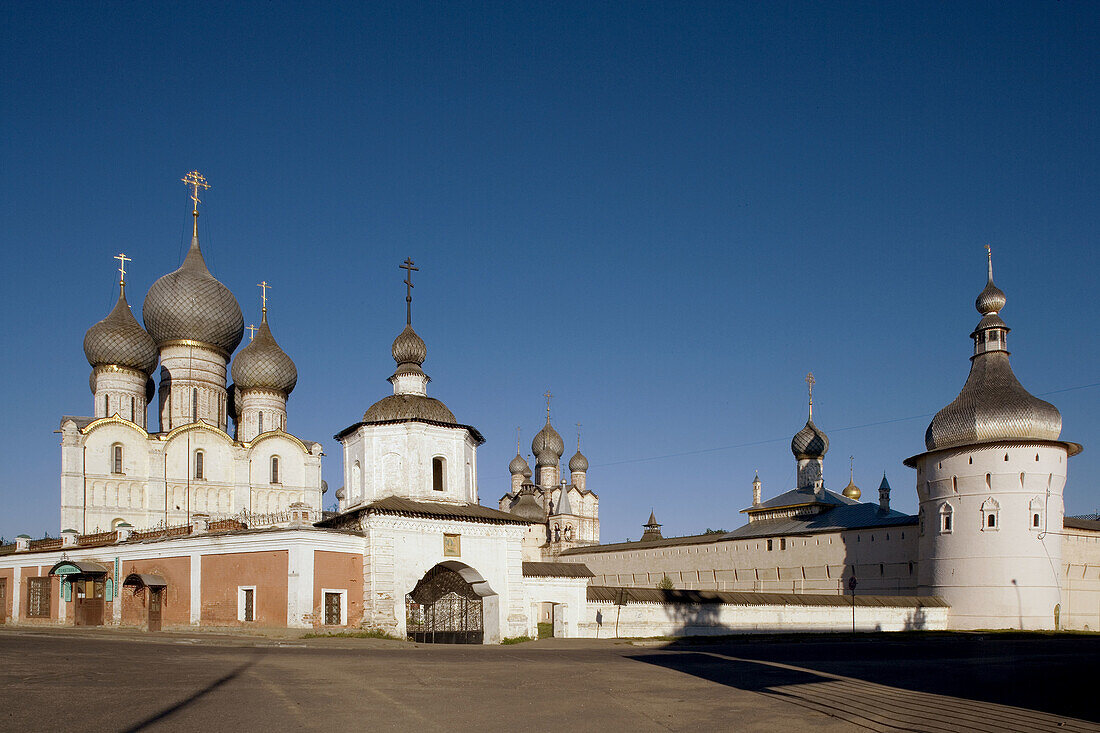 Trading rows of the Kremlin, Rostov the Great. Golden Ring, Russia