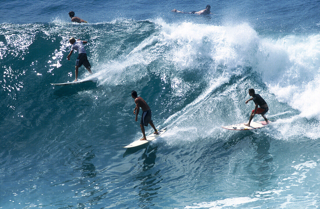 Surfing. Maui island. Hawai