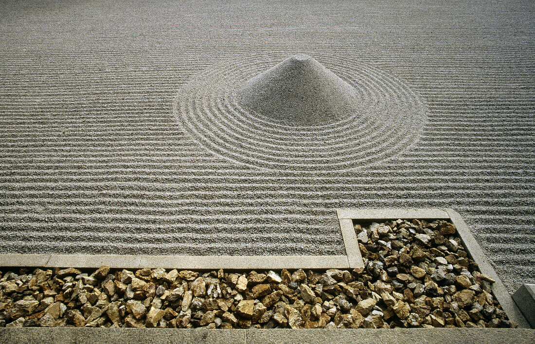 Zen garden. Kyoto. Japan