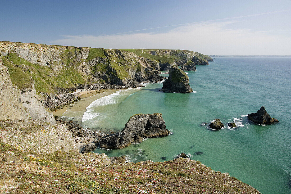 Carnewas. North Cornwall. England. United Kingdom.