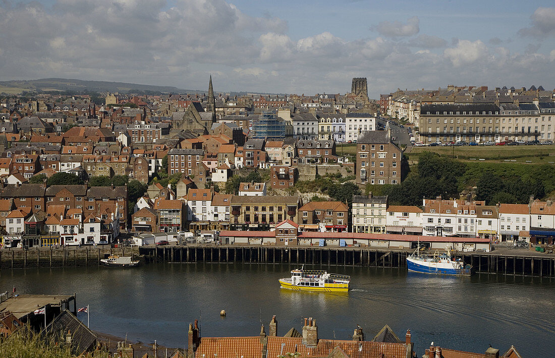 Esk Estuary Whitby North East Yorkshire UK July