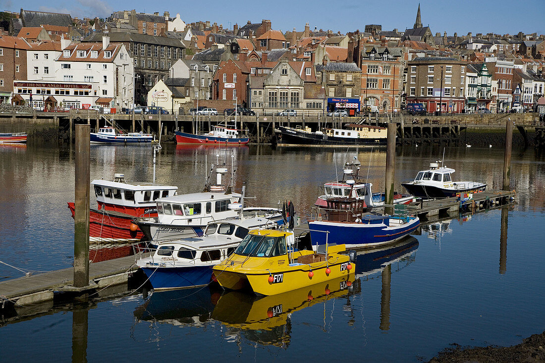 Esk Estuary Whitby North East Yorkshire UK July