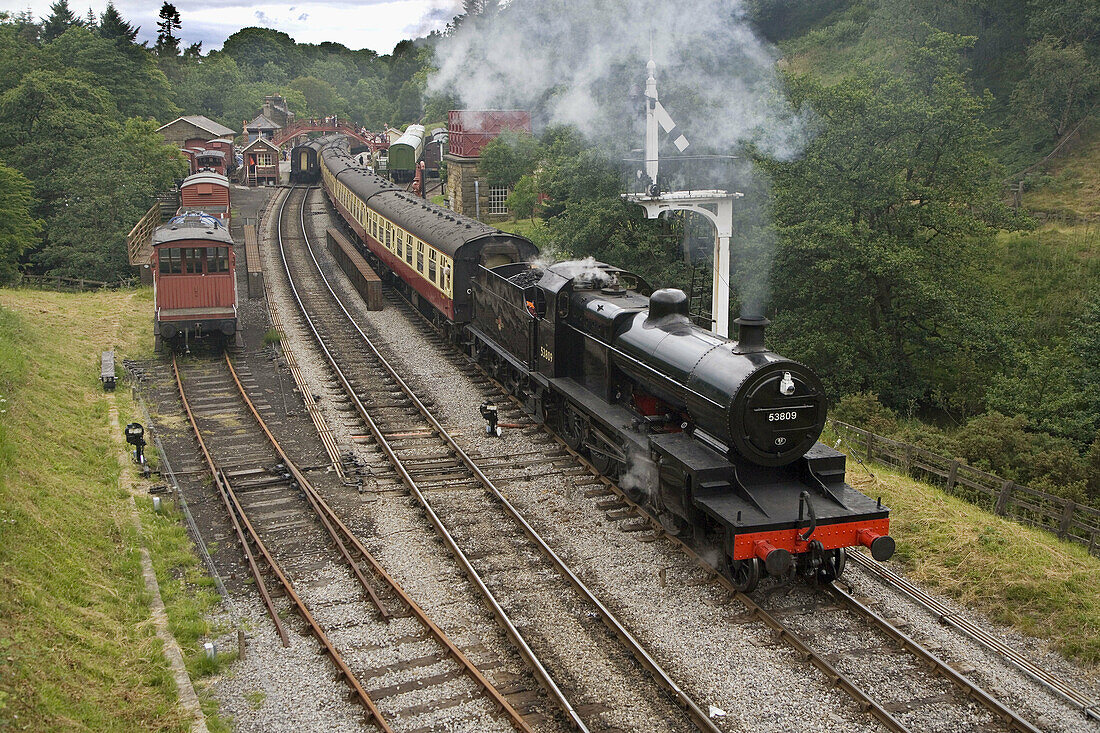 Goathland Station North East Yorkshire Steam Railway UK July