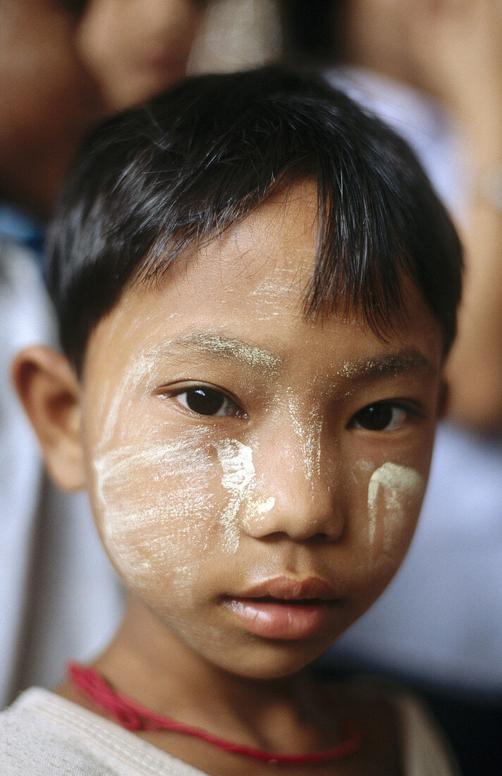 Burmese refugee child Mae Sot. Thailand.
