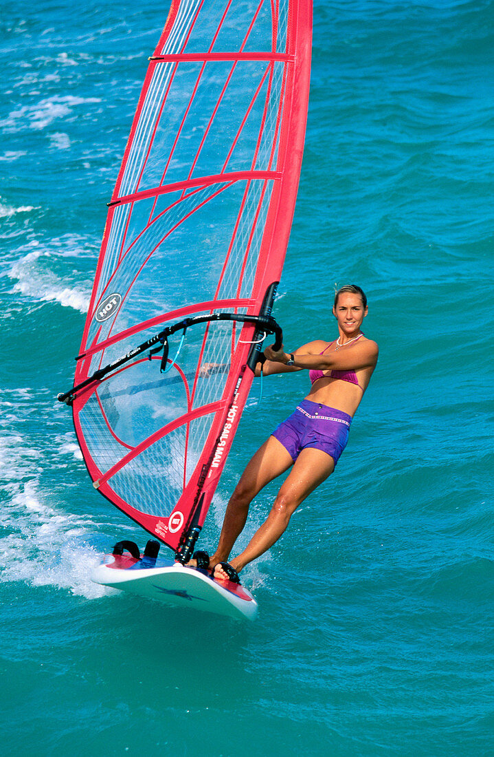 Windsurfing. Maui. Hawaii. USA