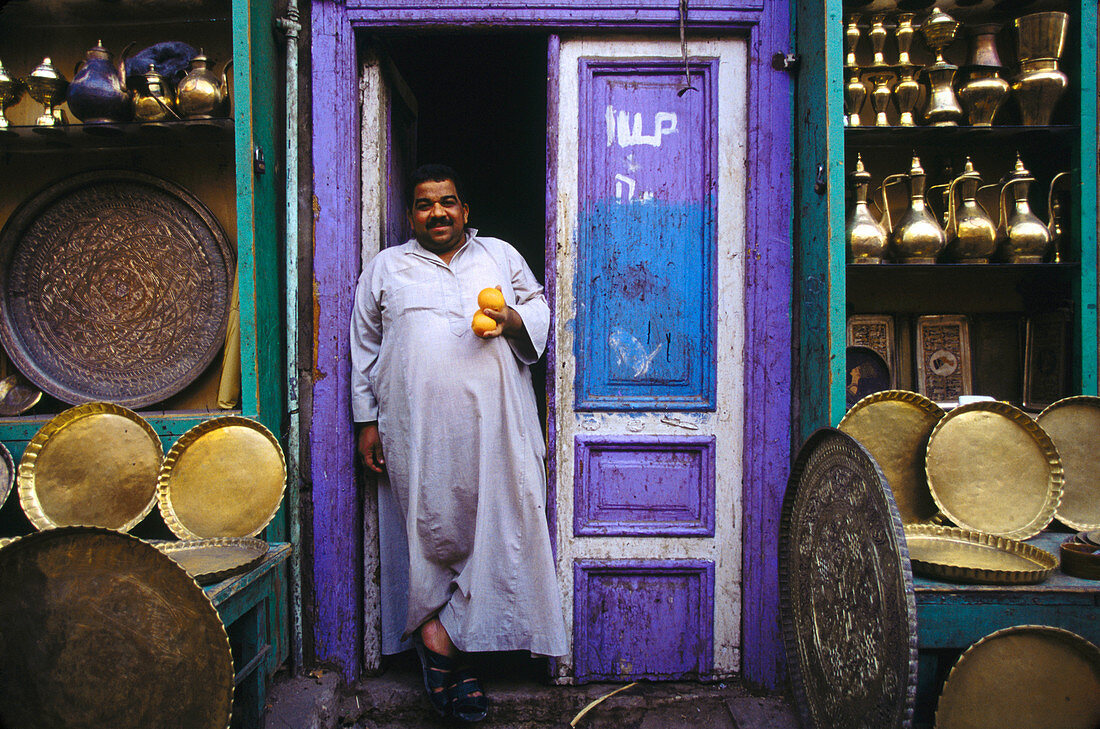 Fruit seller. Luxor. Egypt