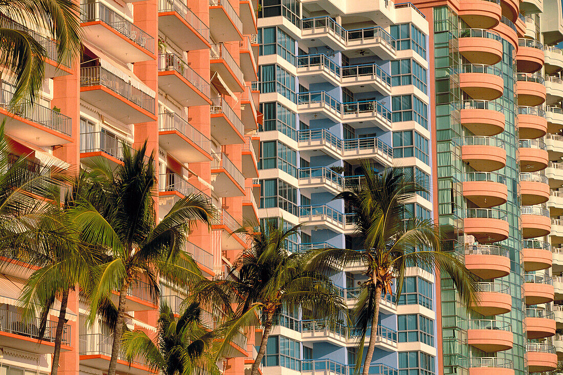 Hotels and apartments. Acapulco. Mexico