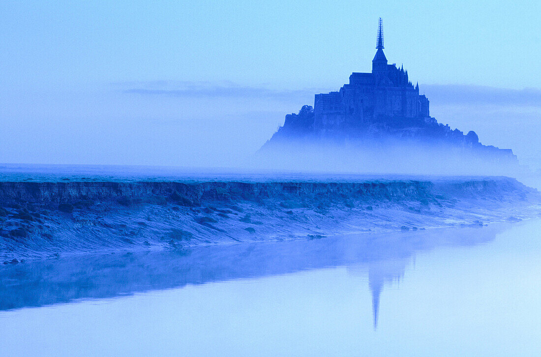 Mont St. Michel at dawn. Normandy. France