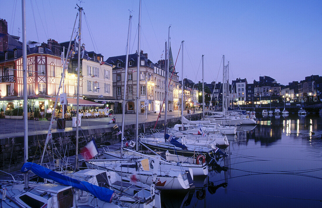 Old Port. Honfleur. Normandy. France