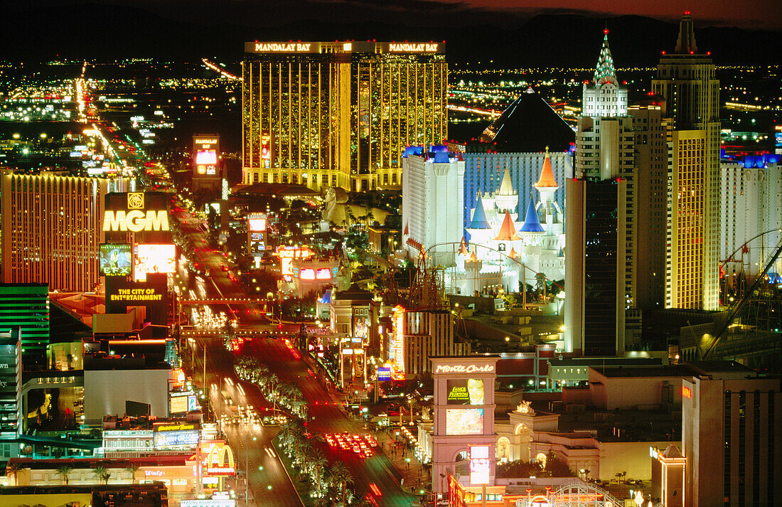 The Strip. Las Vegas. USA