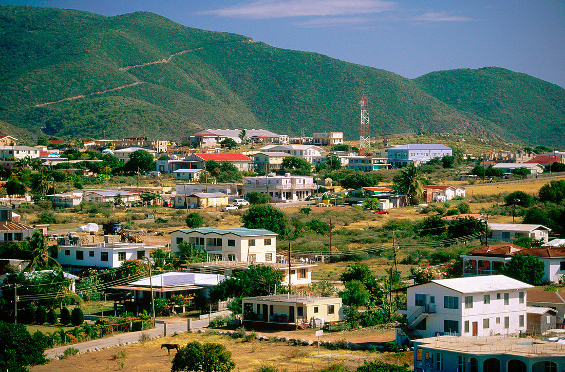 Spanish Town in Virgin Gorda Island. British Virgin Islands