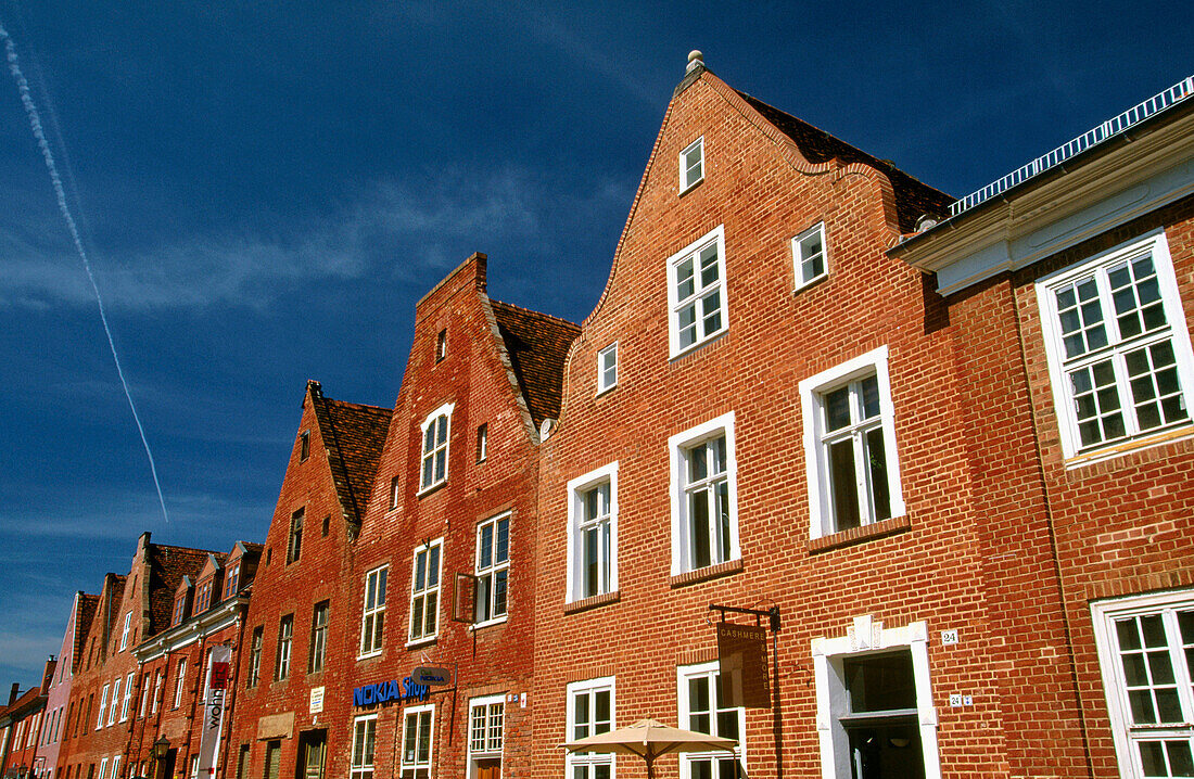 Dutch style houses in Potsdam. Germany