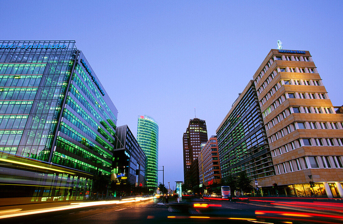 New buildings in Potsdamerplatz in Berlin. Germany