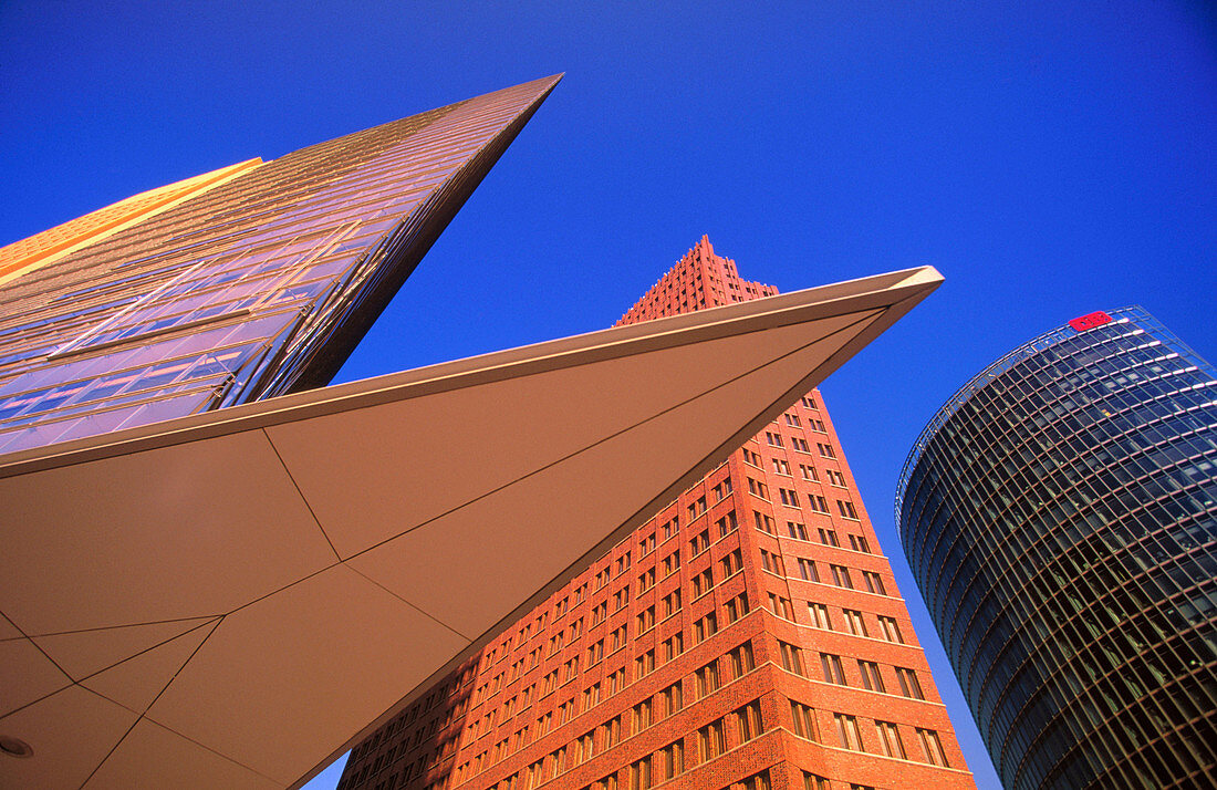 New buildings in Potsdamerplatz in Berlin. Germany