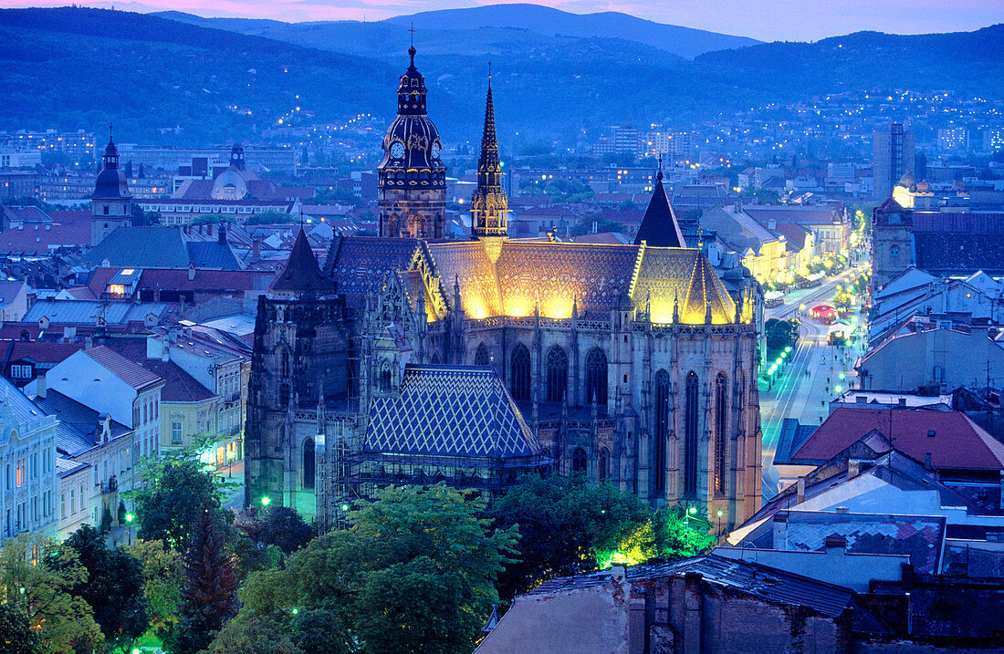 Saint Elizabeth Cathedral in Kosice. East Slovakia