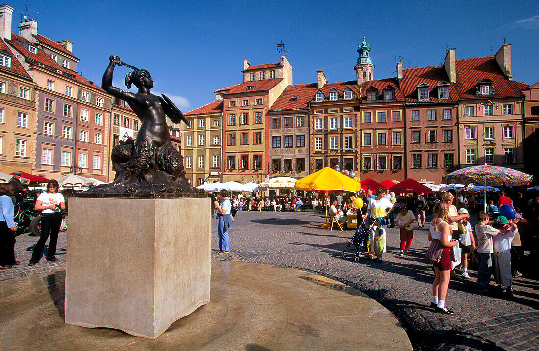 Old Town Market Square (Rynek Starego Miasta). Warsaw. Poland