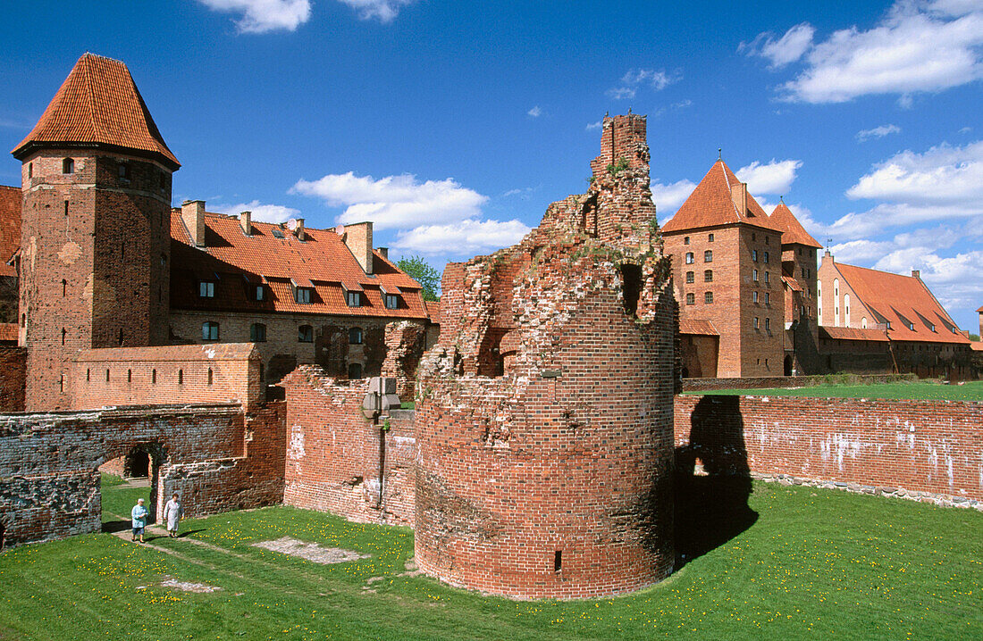 Europe s largest gothic castle (13th century). Malbork. Pomerania. Poland