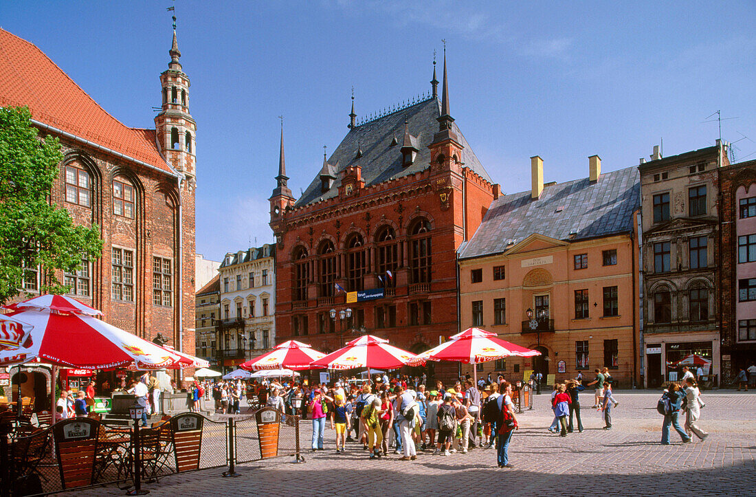 Old Town Hall square. Rynek Staromejski. Pomerania. Poland