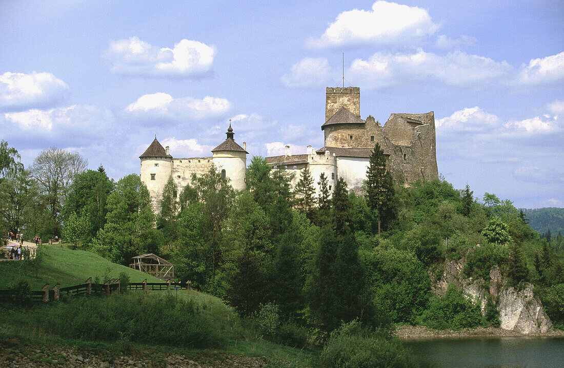 Niedzica Castle (14th century). Niedzica. The Pienny. Carpathian Mountains. Poland