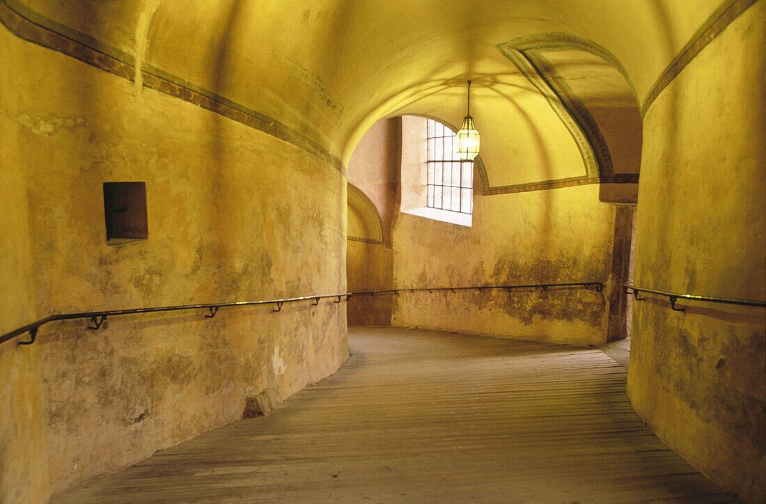 Interior of Cesky Krumlov Chateau. South Bohemia. Czech Republic