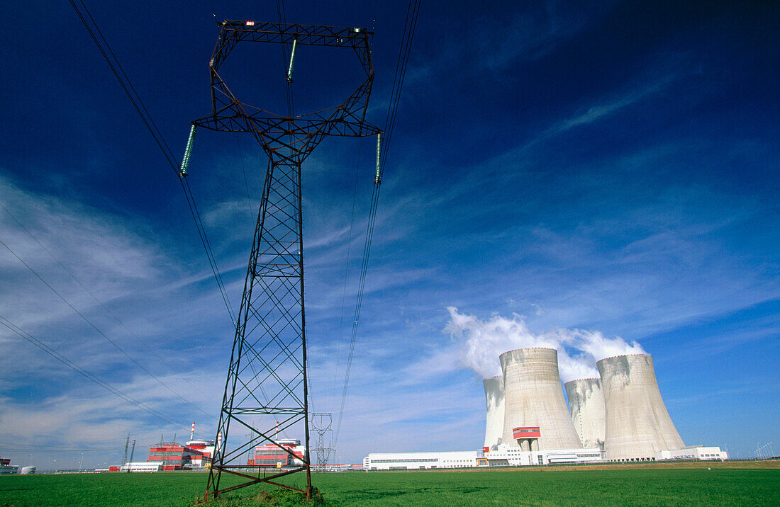 Nuclear power station. Temelin. South Bohemia. Czech Republic