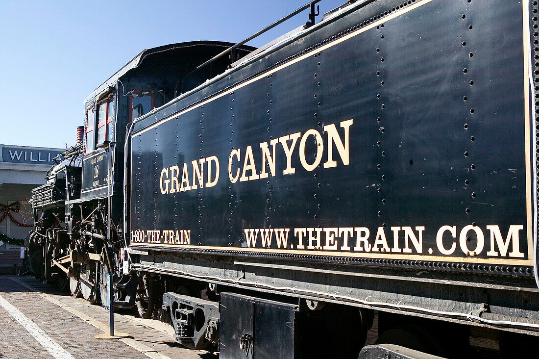 Grand Canyon railroad train. Williams. Arizona, USA