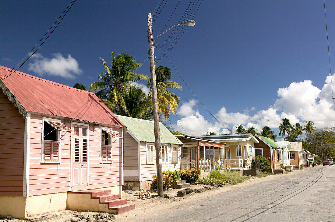 Barbados, West Coast, Six Mens: Fishermen s Houses / Six Mens Bay