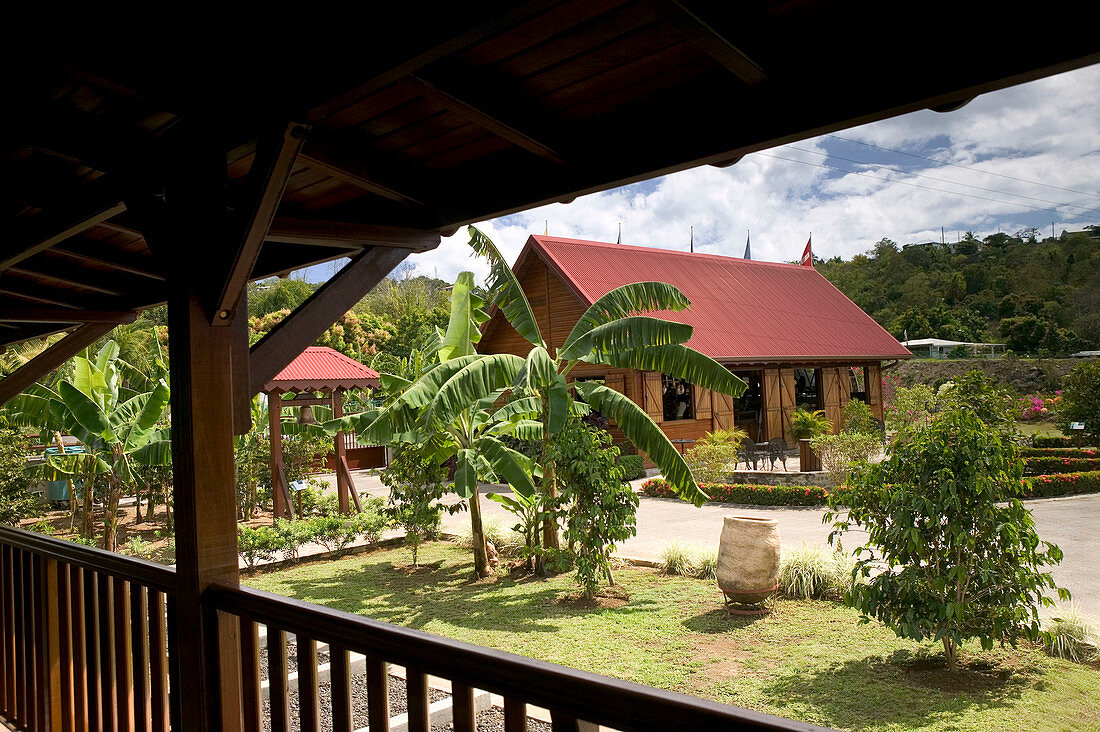 French West Indies (FWI), Guadeloupe, Basse-Terre, Vieux-Habitants: Musee du Cafe- Coffee Museum & Roasters. Museum Buildings