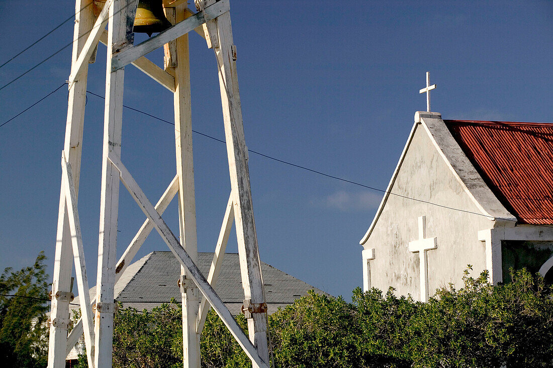 Turks & Caicos, Salt Cay Island, Balfour Town: Historic Former World s Greatest Producer of Salt: St. John s Anglican Church