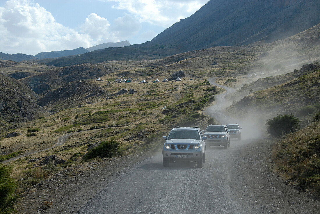 Offroad 4x4 Tour mit Geländewagen, Landschaft between Kozluca und Tashan, Zamanti Highlands, Taurus Gebirge, Türkei, Europa