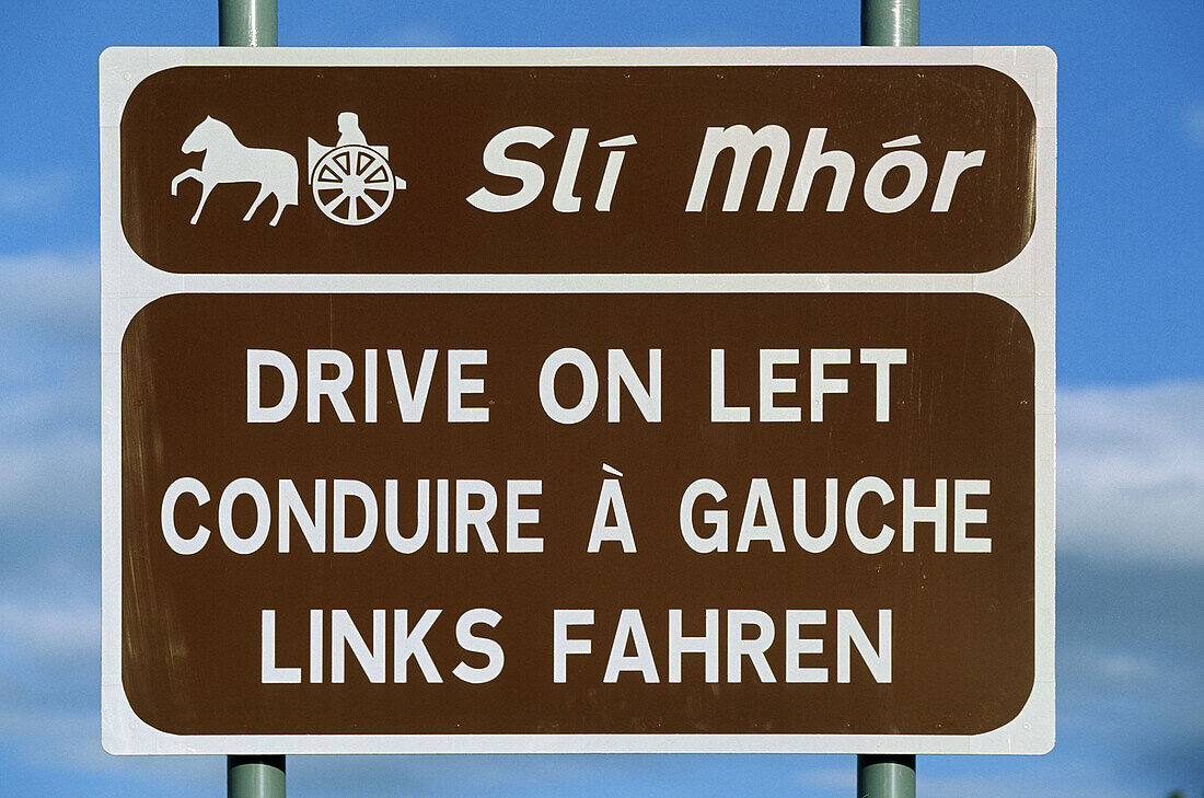 Sign. Ireland.