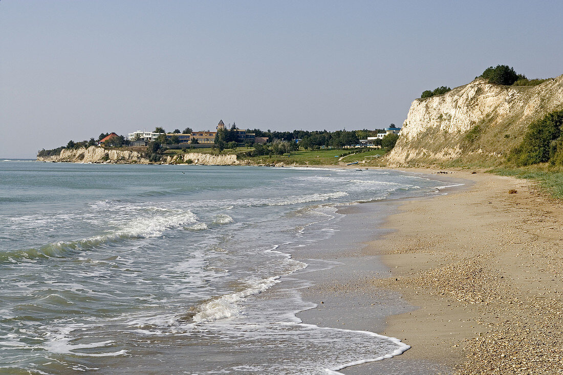 Beach near Balchik, Black Sea coast. Bulgaria