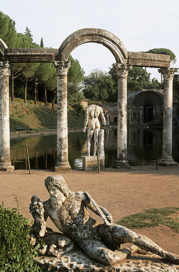 The Canopus in Hadrian s Villa, Tivoli. Lazio, Italy