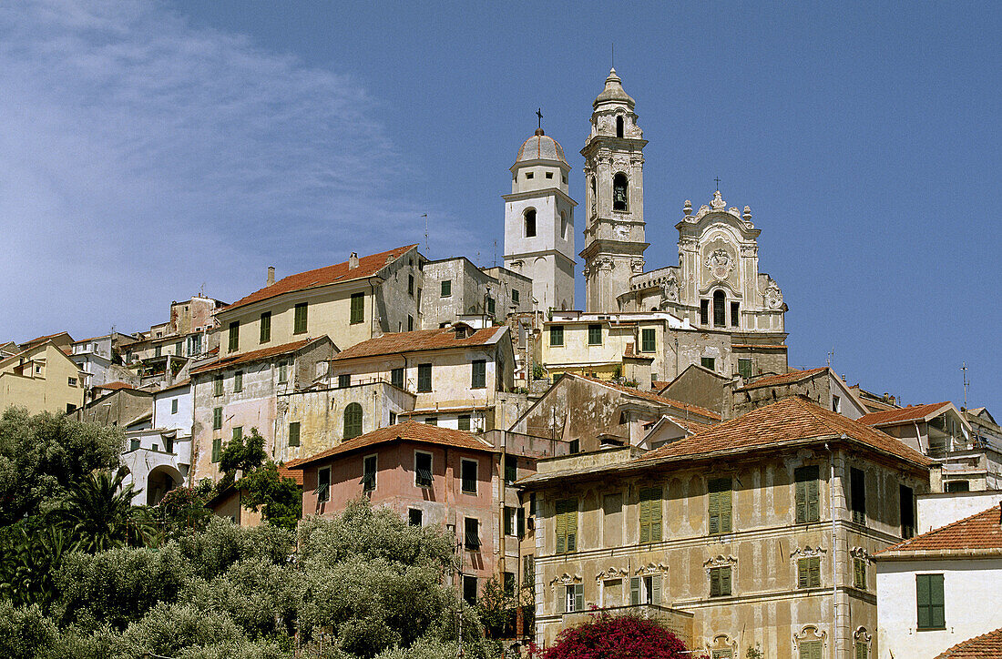 Baroque church, Cervo. Liguria, Italy