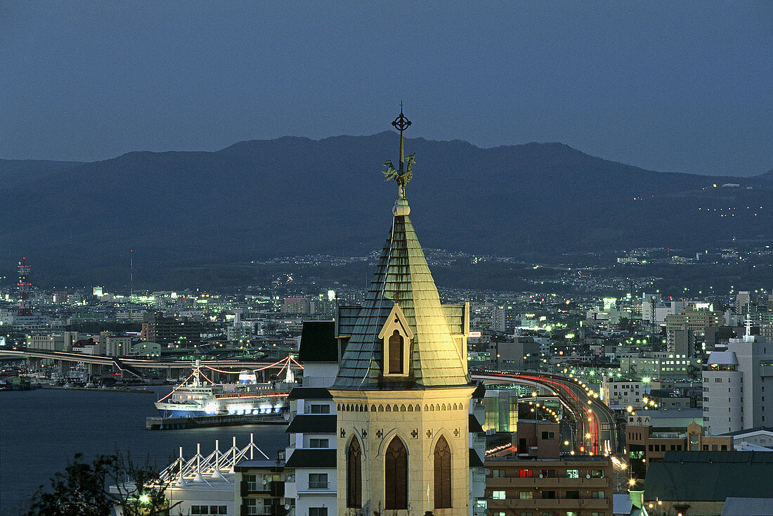 Roman Catholic Church in Motomachi district, Hakodate. Hokkaido, Japan