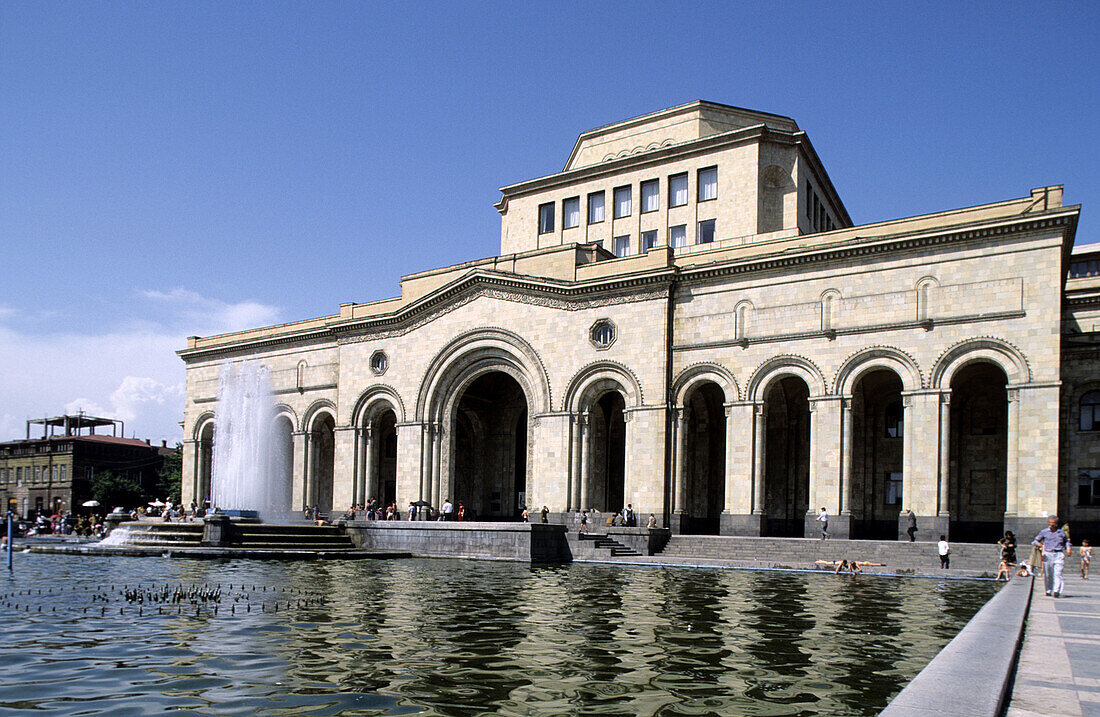 National Art Gallery and History Museum in Republic Square, Yerevan. Armenia