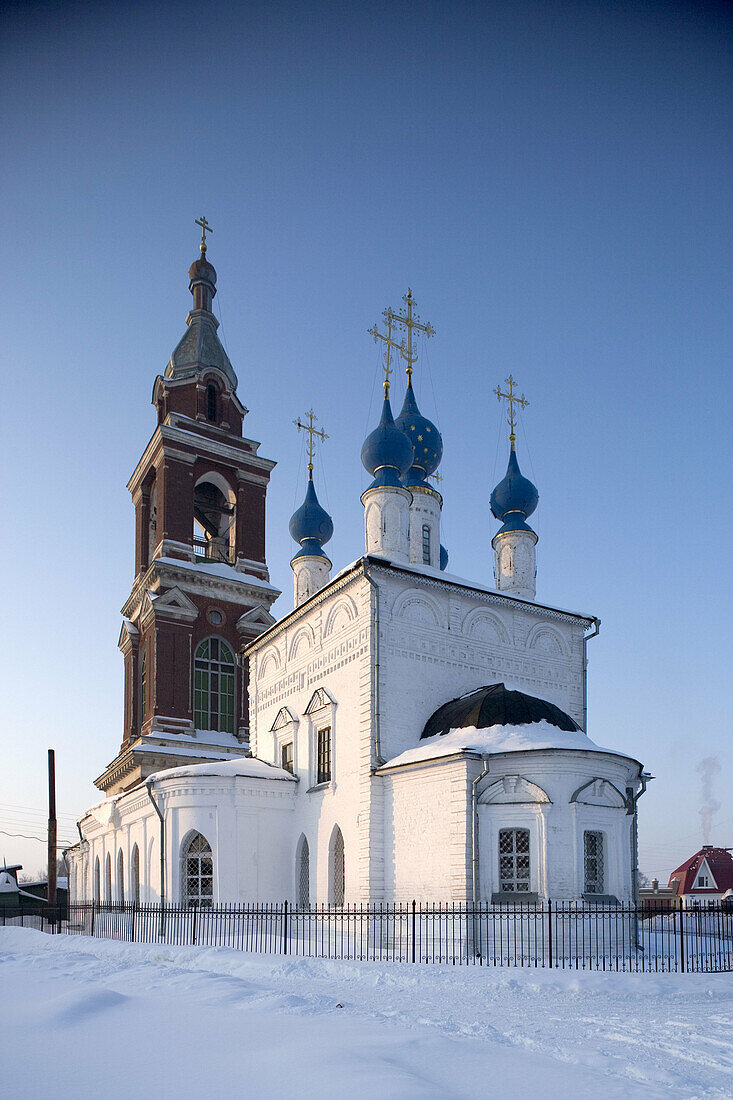 Church of the Intercession, 1769, Bell Tower, 19 th c. Yuriev Polskoy. Golden Ring, Russia