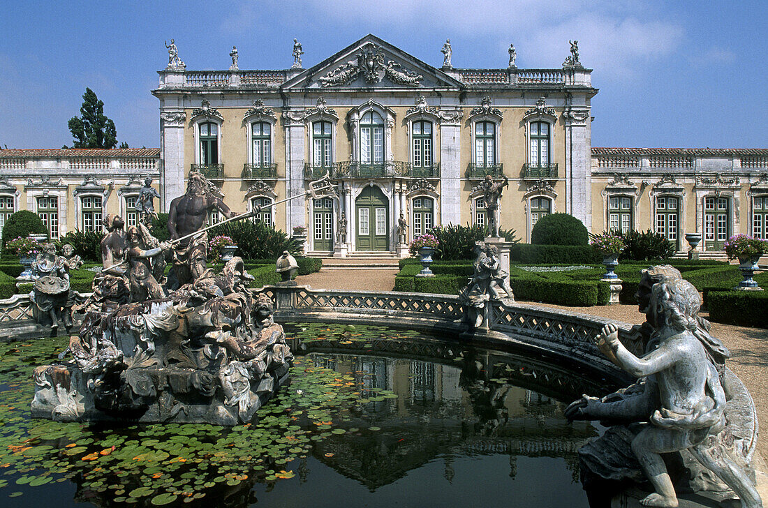 National Palace of Queluz (1747-1794) near Lisbon. Portugal